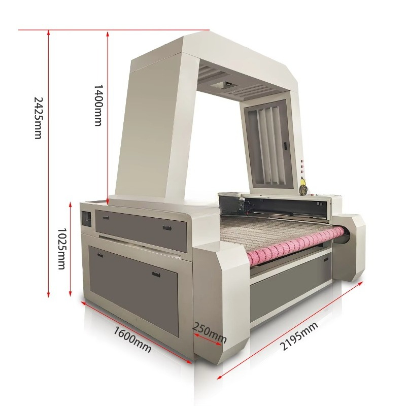 Industrial Laser Fabric Cutting Machine - Станок для лазерной резки с камерой