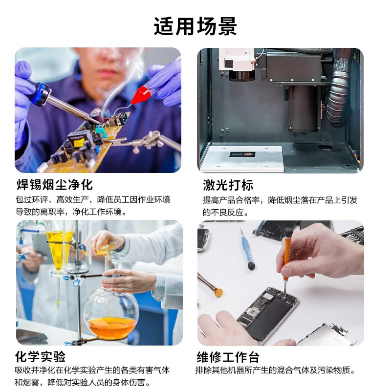 Industrial Laser Solder Iron - Очиститель дыма припоя, инструмент для лазерной