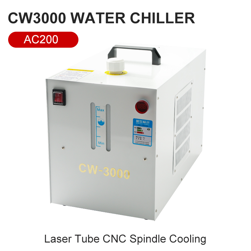 Laser Chiller Water Cooler - Промышленный охладитель CW-3000 9л, охладитель для