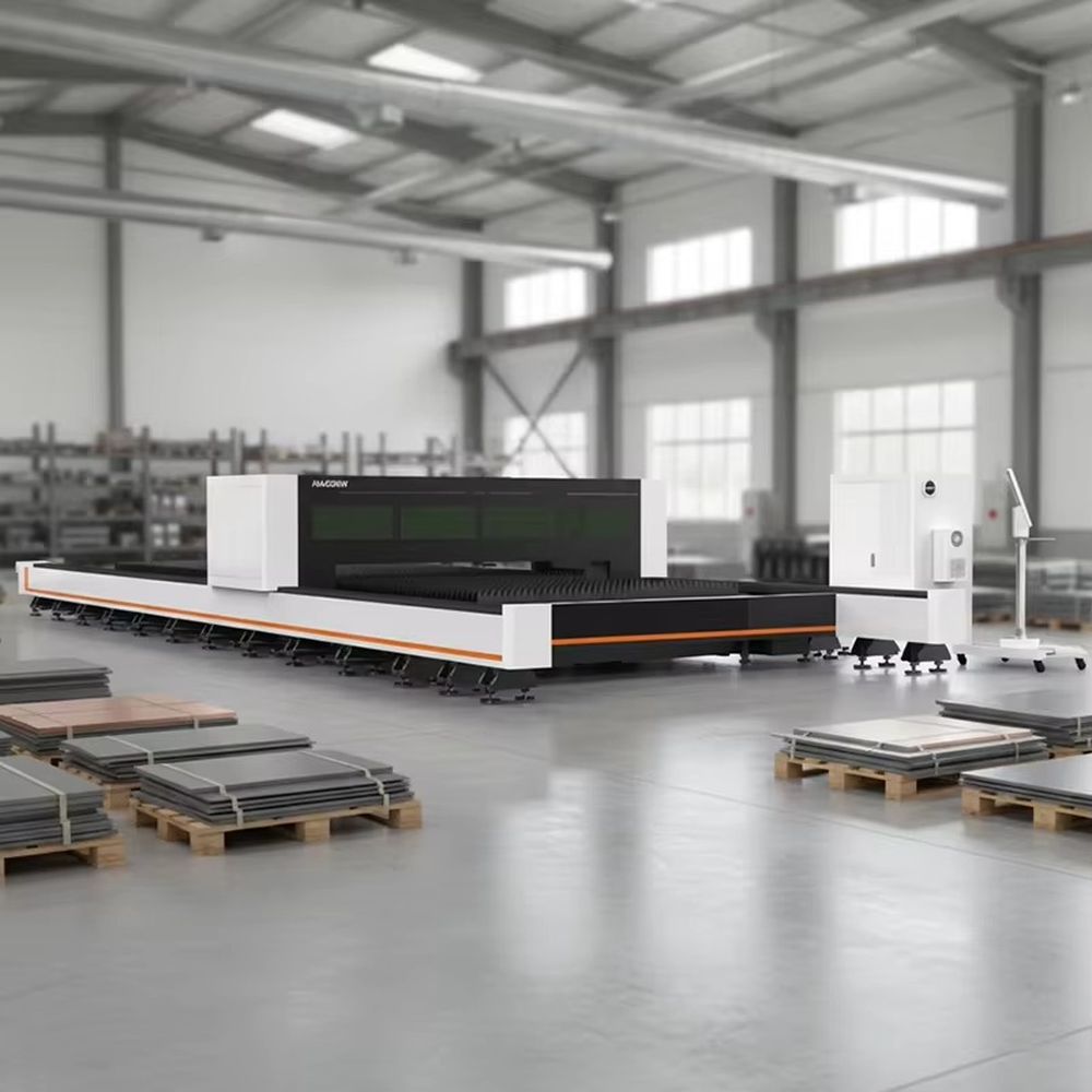 Industrial Laser Cutting Machine Price - Китайский высокомощный автоматический волоконный лазерный станок