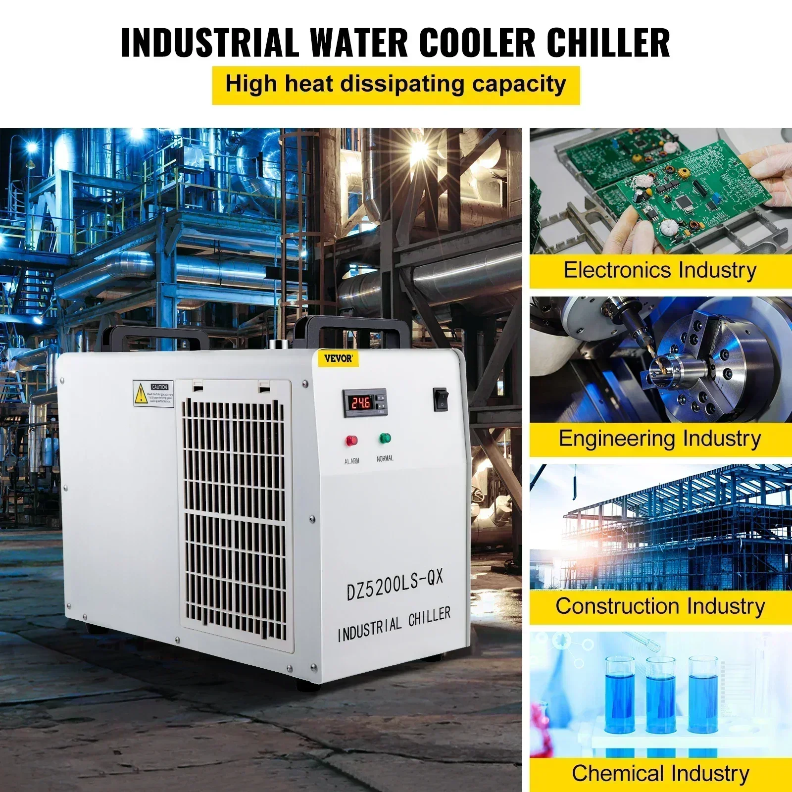 Промышленный водоохладитель SI – обзор и цена Laser Chiller Water Cooler