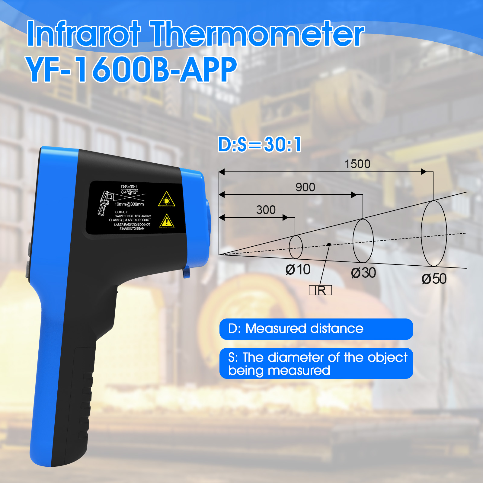 Промышленный термометр-пистоле – обзор и цена Industrial Laser Types