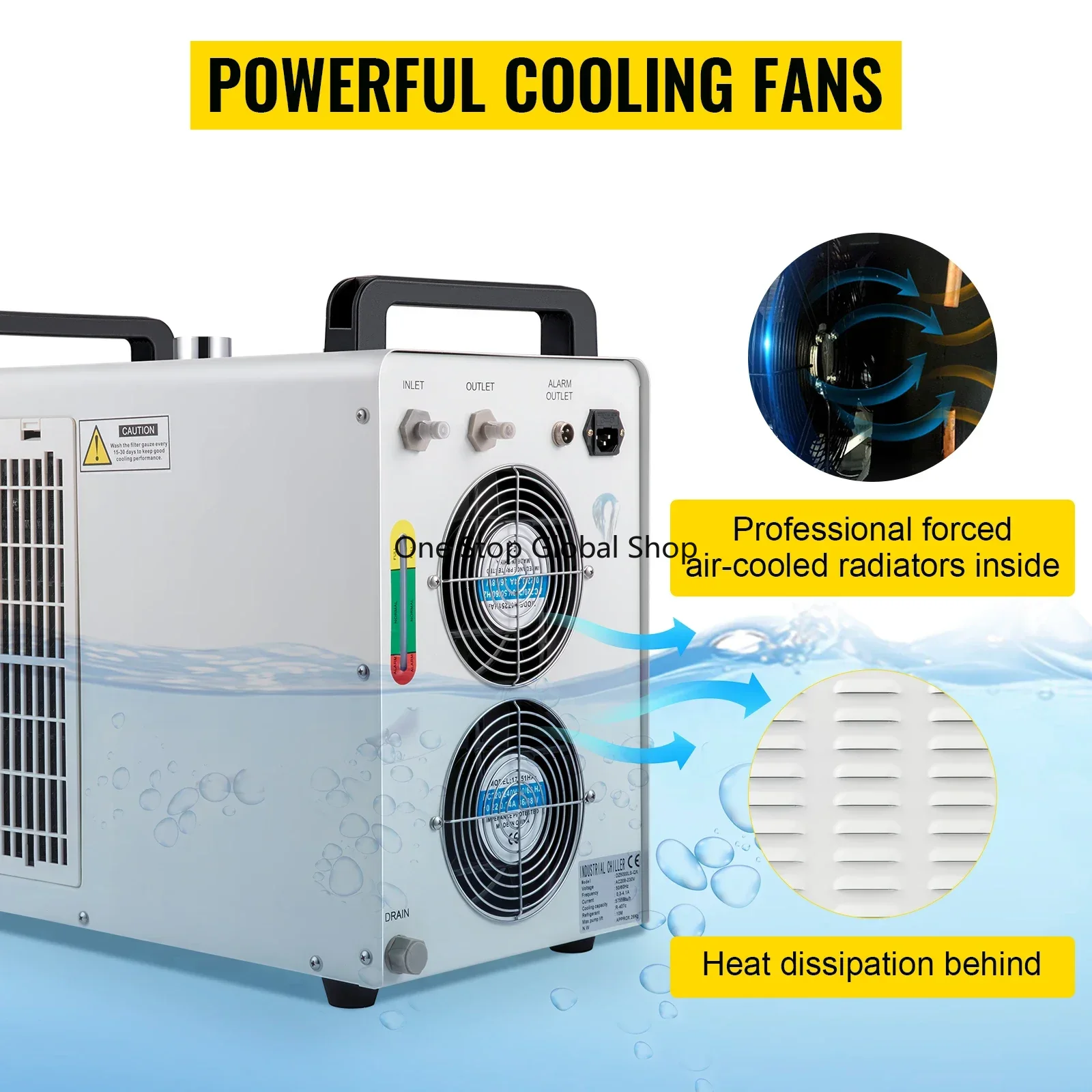 Промышленный охладитель воды д – обзор и цена Laser Chiller Water Cooler