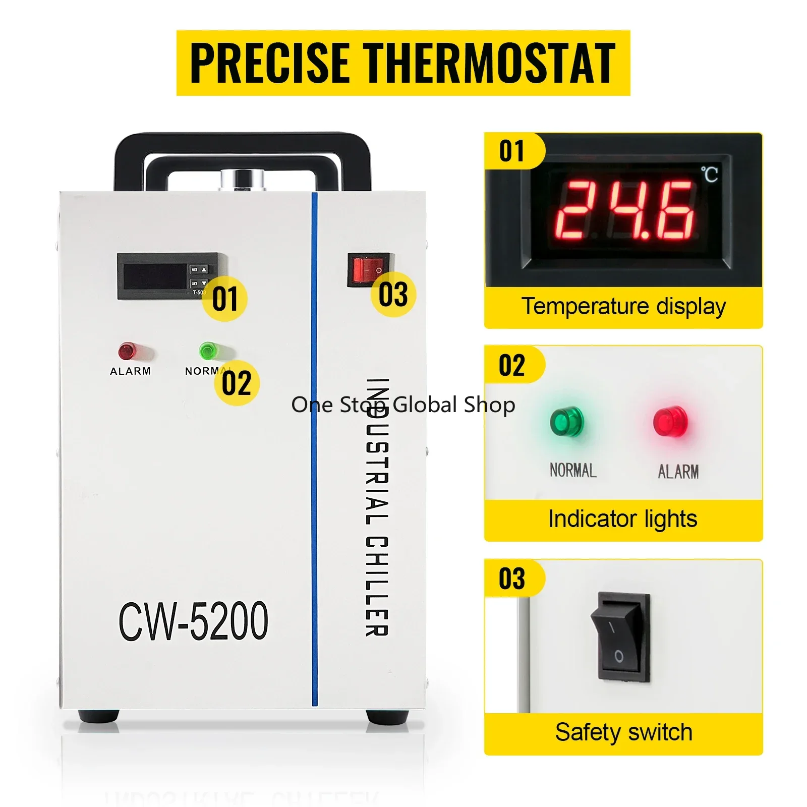 Промышленный охладитель воды д – обзор и цена Laser Chiller Water Cooler
